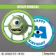 Monsters Inc. Birthday Circle Labels